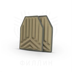 Демпфер КАП для бронежилета грудь/спина (2 шт) FILLIN dmpr-cap - фото 5449